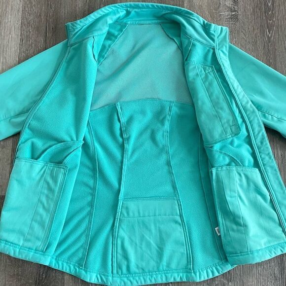 Athleta Women’s Turquoise Blue Softshell Jacket - Picture 14 of 14